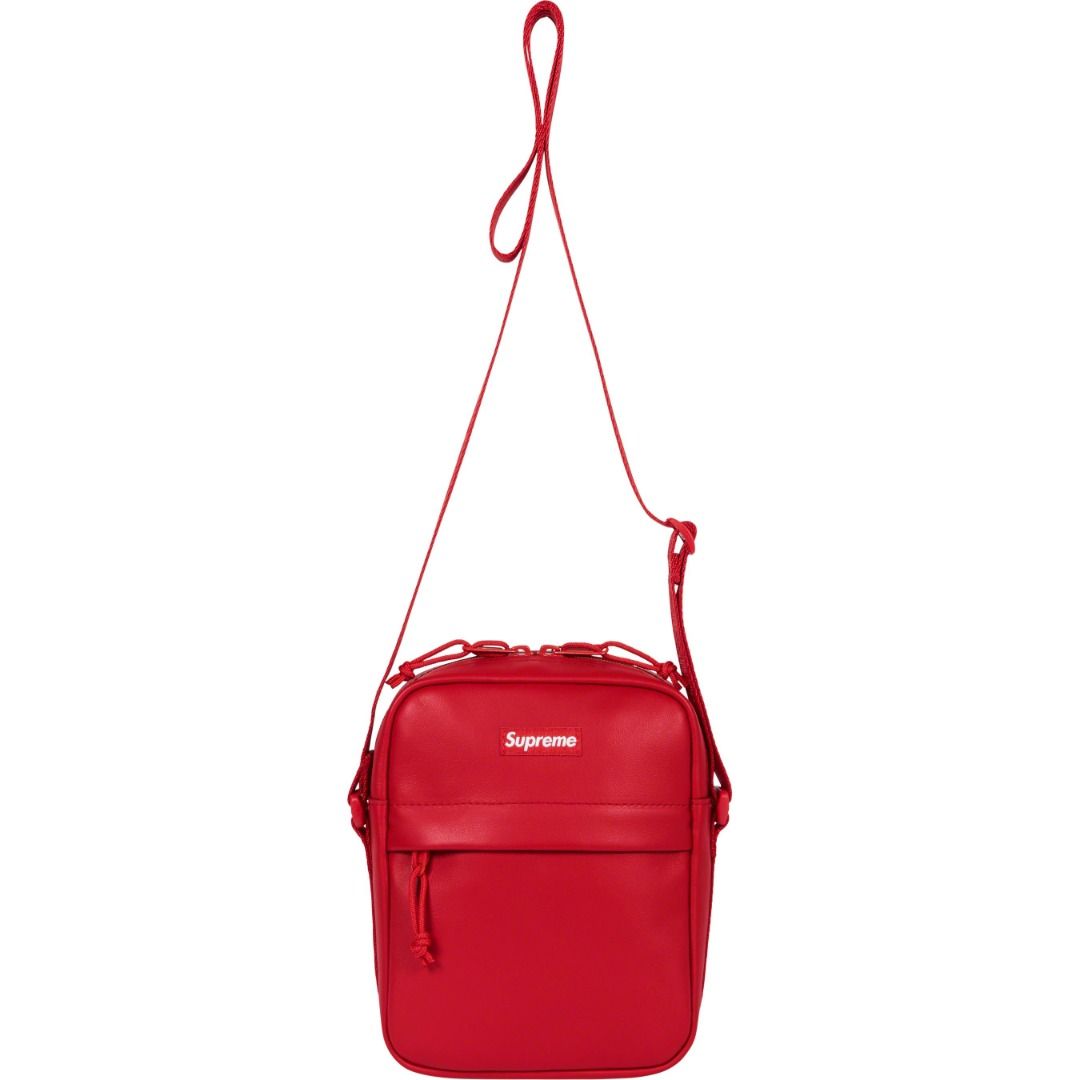 SUPREME LEATHER SHOULDER BAG
