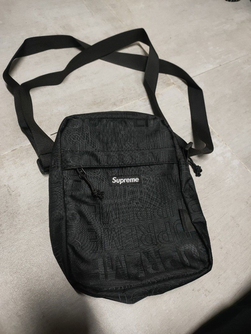 Supreme Shoulder Bag Black SS17 Crossbody