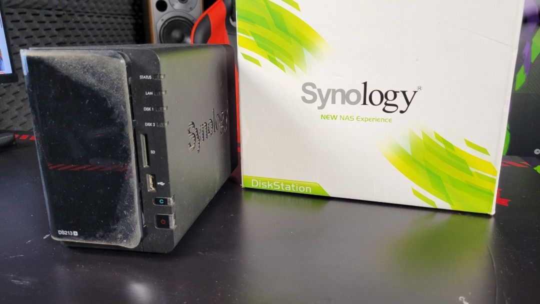 Synology DS213+ 連2tb harddisk x2, 電腦＆科技, 電腦周邊及配件, 硬