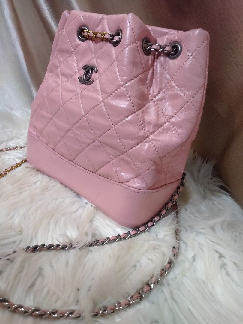 Tas Chanel Ransel Pink Seken Bag Preloved
