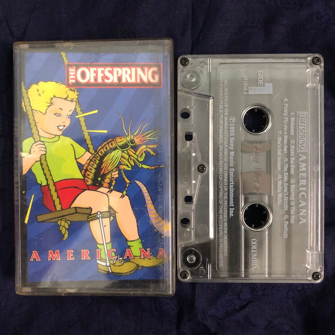 The Offspring Americana Cassette Tape Kaset, Hobbies & Toys, Music ...
