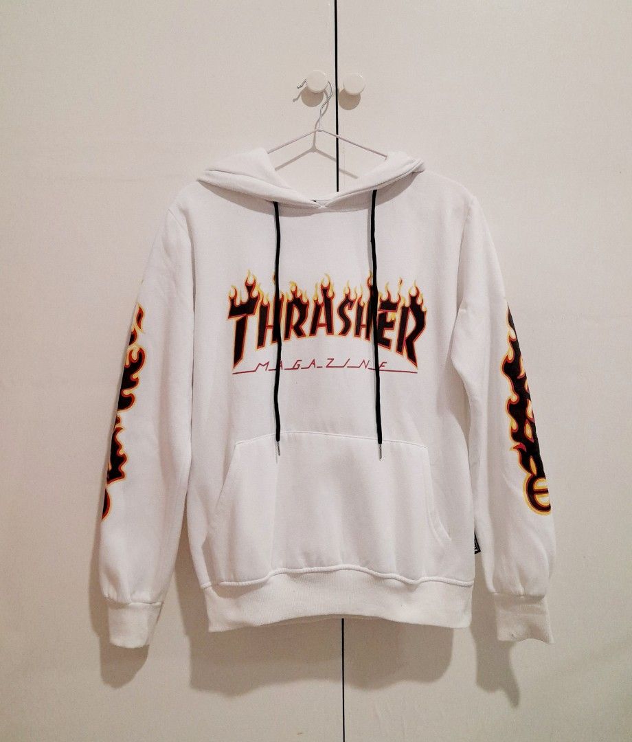 White thrasher jacket new arrivals