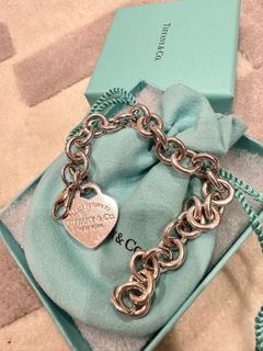 Return to Tiffany® Love Heart Tag Key Bracelet