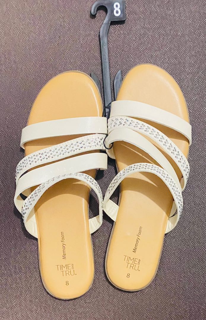 Time and tru memory foam hotsell sandals