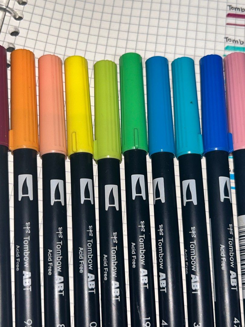 Tombow Lyra Brush Pen Markers, Hobbies & Toys, Stationery & Craft,  Stationery & School Supplies on Carousell