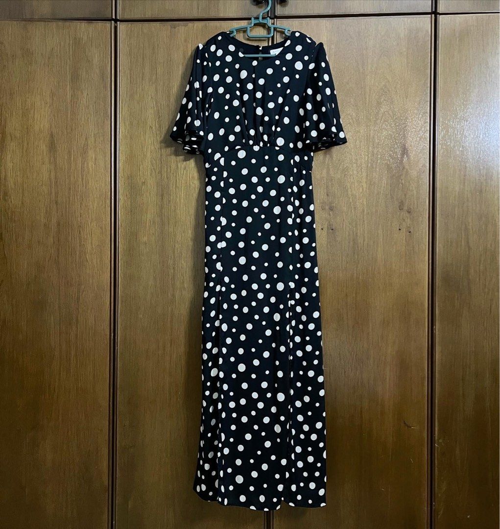 Topshop austin new arrivals polka dot dress