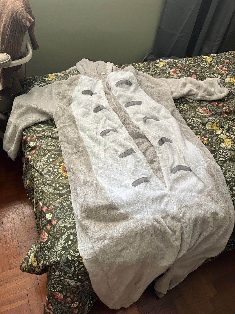 Totoro Onesie, Men's Fashion, Tops Sets, Hoodies on Carousell