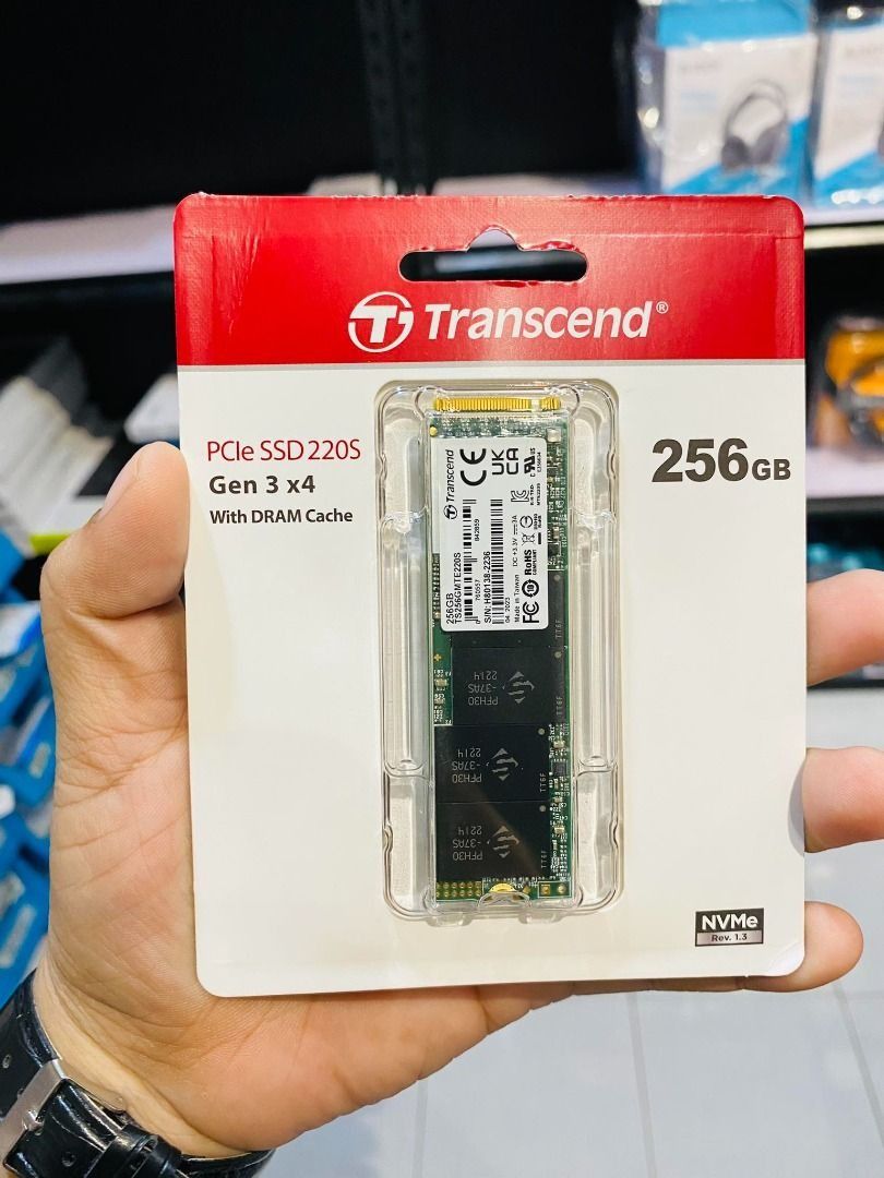 Transcend 256GB PCIe M.2 SSD 220S NVMe TS256GMTE220S