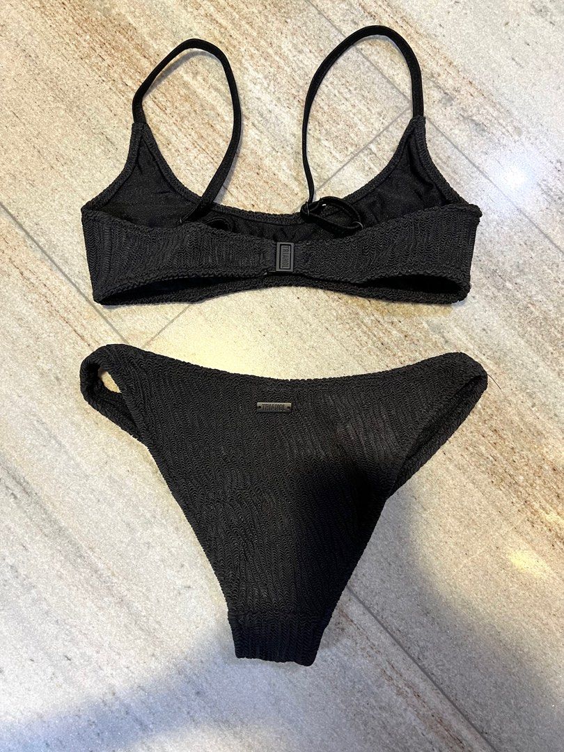 Triangl Bikini Set black in XS (Category: Bikinis & Swimsuits) located in Singapore. Submitted by slosells (Listing ID 1261776444, Image 2). Description: Worn only once. 95 good condition. .