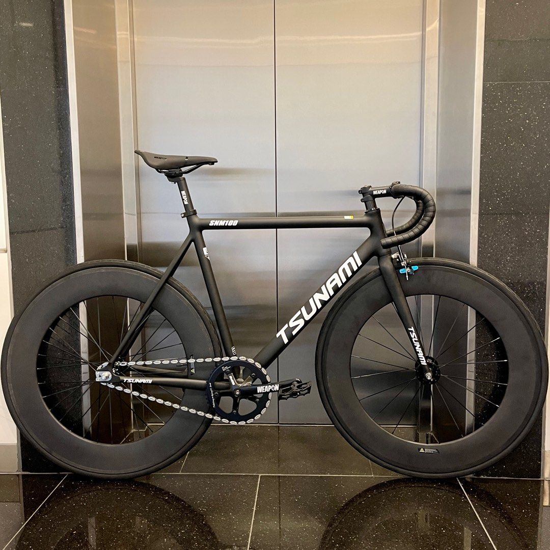 Tsunami fixie bike frame set 330 complete bike 659 trick play design fixie gear bike single speed bike brand new bike