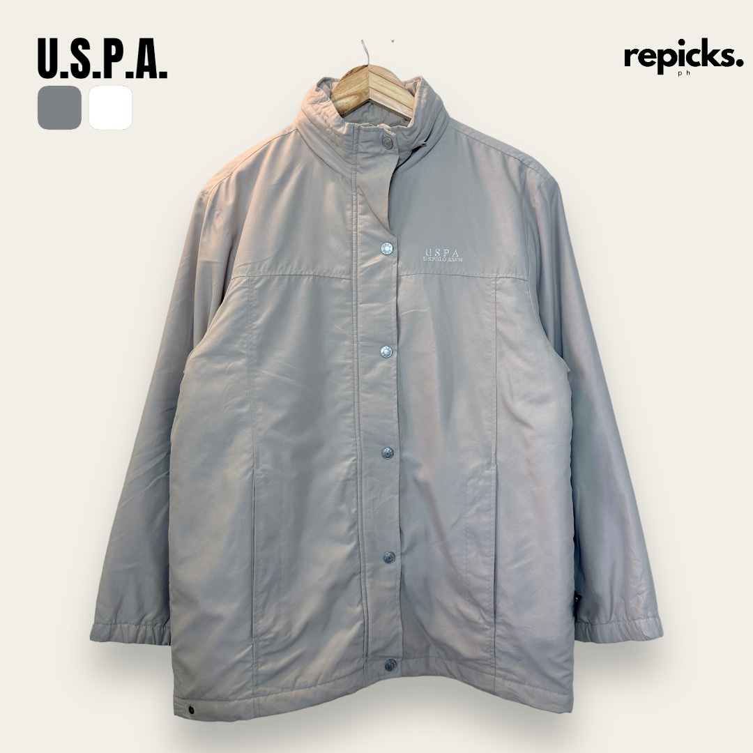 USPA SNAP BUTTON JACKET, Men's Fashion, Coats, Jackets and Outerwear on