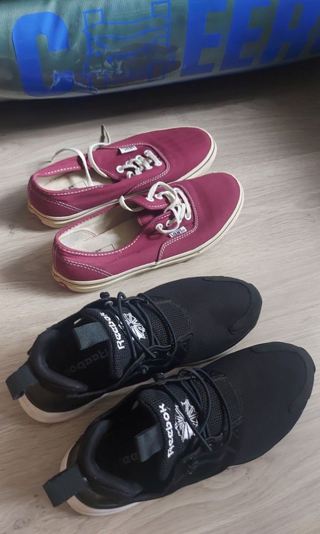Vans to reebok size new arrivals