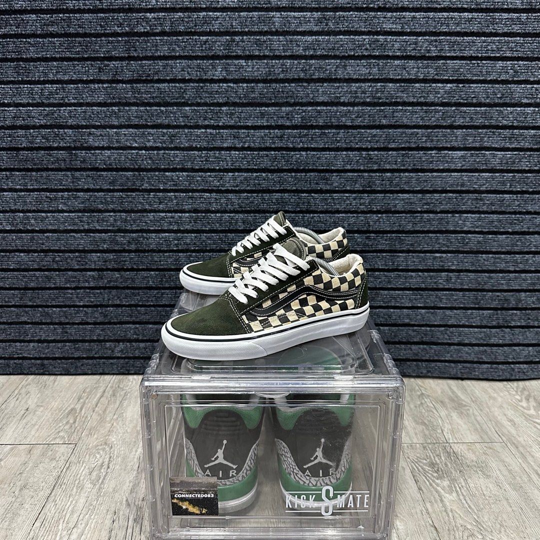 Camo check old skool top