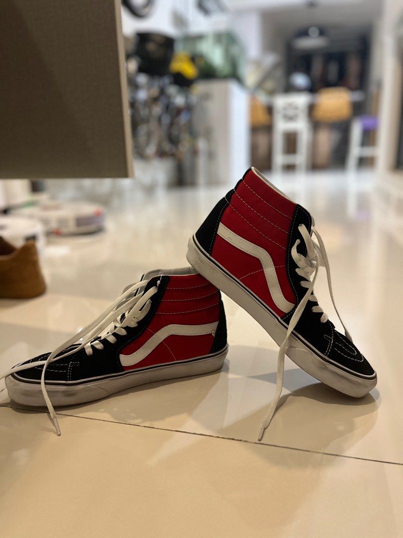 URGENT read description very important Vans sk8 hi red black