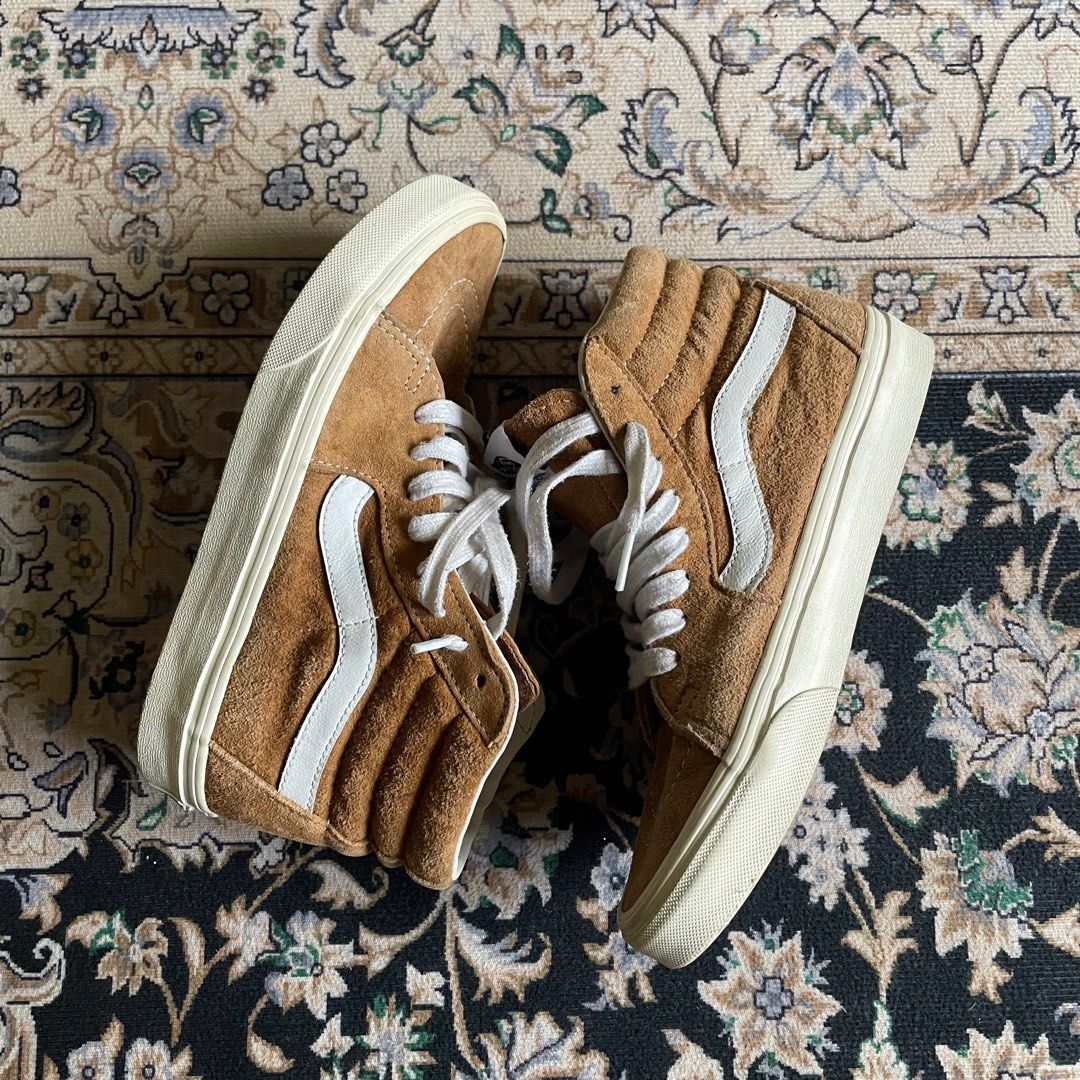 vans sk8 hi suede trainers