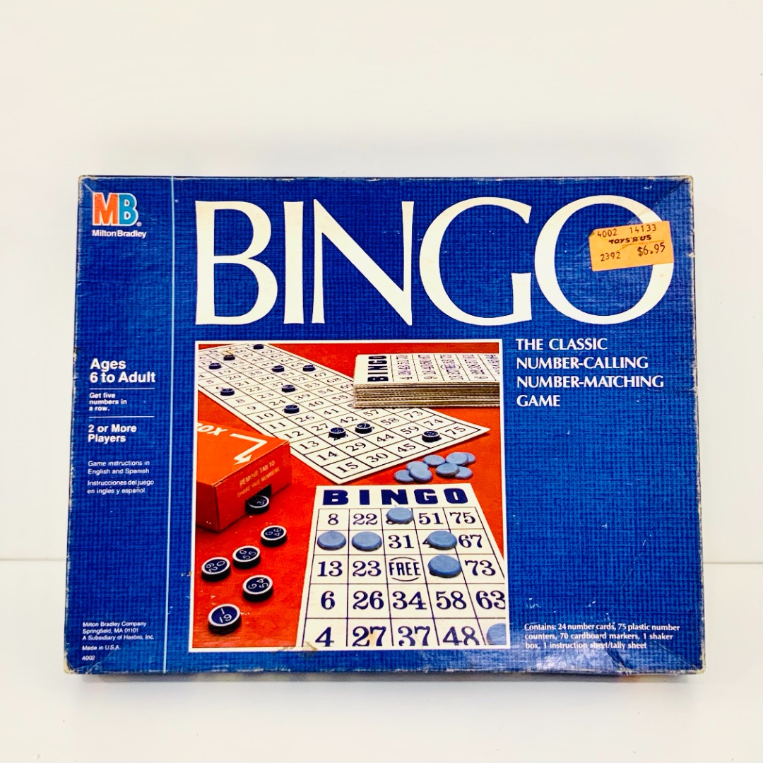 Vintage 1987 Bingo Board Game, Hobbies & Toys, Toys & Games on Carousell