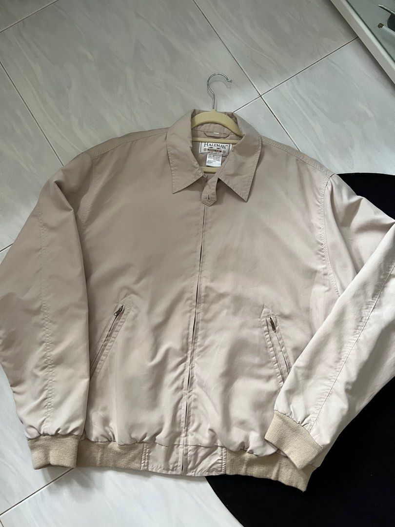Mens beige harrington jacket online