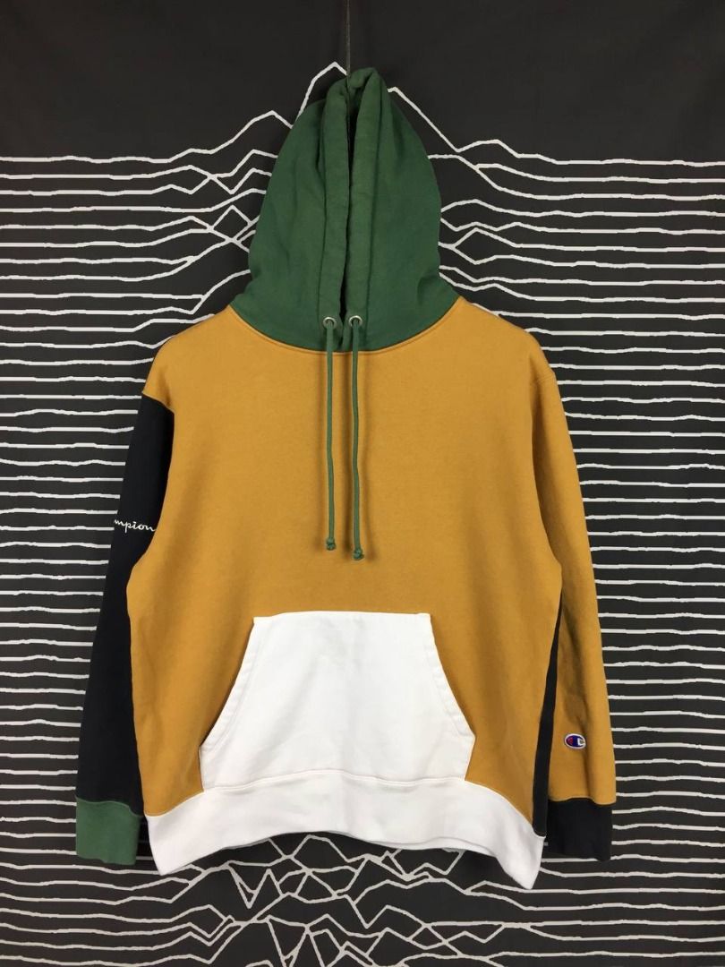 Yellow champion sales hoodie pacsun