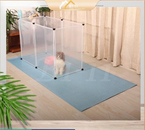Mat for Dog/Pet/Cat/Rabbits, 1.6mm Thick Waterproof Non Slip, Pet Carpet  Pads, Floor Mat Protector for Chairs, Easy to Clean Rug for Pet Pen/Water