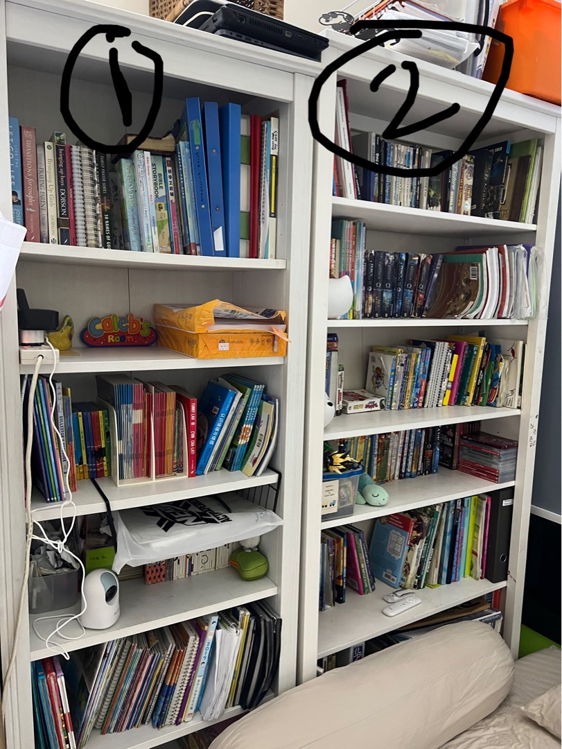 Delisted Ikea Hmnes/Brusali Sturdy, lasting bookcase shelves 2x!!!, Furniture & Home Living