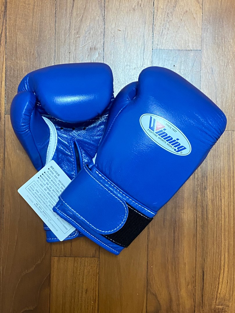 Winning Boxing Gloves Blue color, 8Oz, Velcro, Sports Equipment, Other