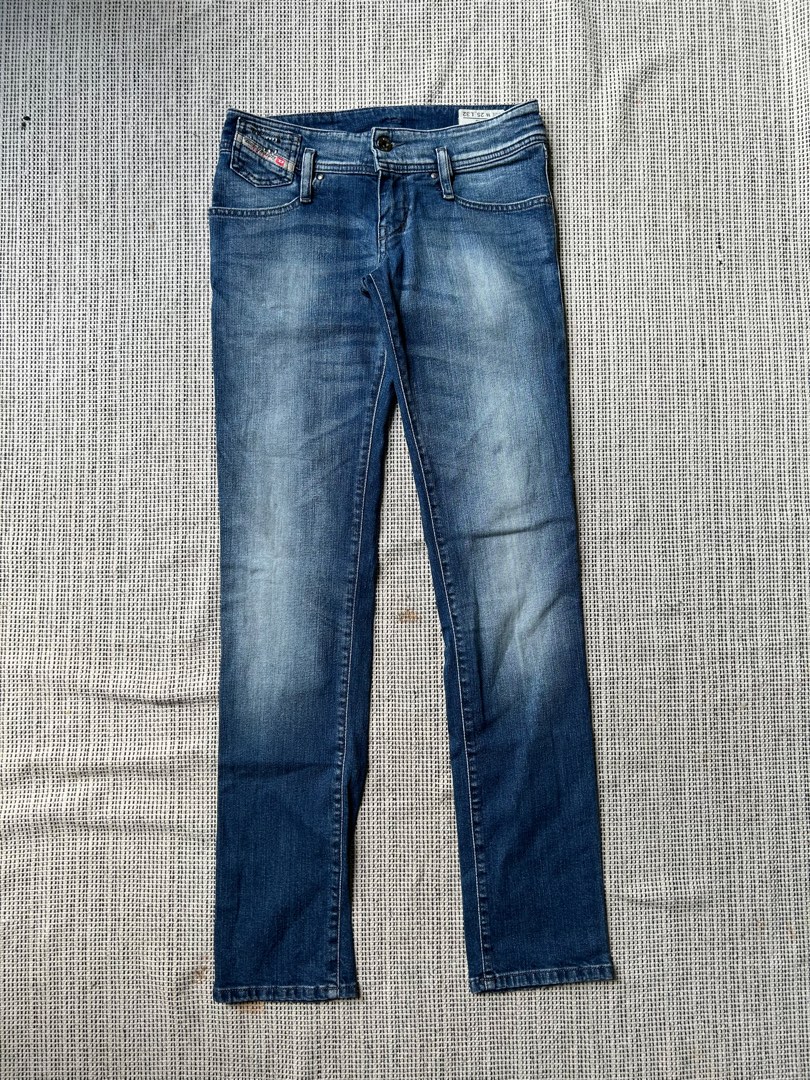Jeans Diesel Matic Pour Femme - Taille 36, Longueur 32, Skinny Bleu, Occasion Très Bon état