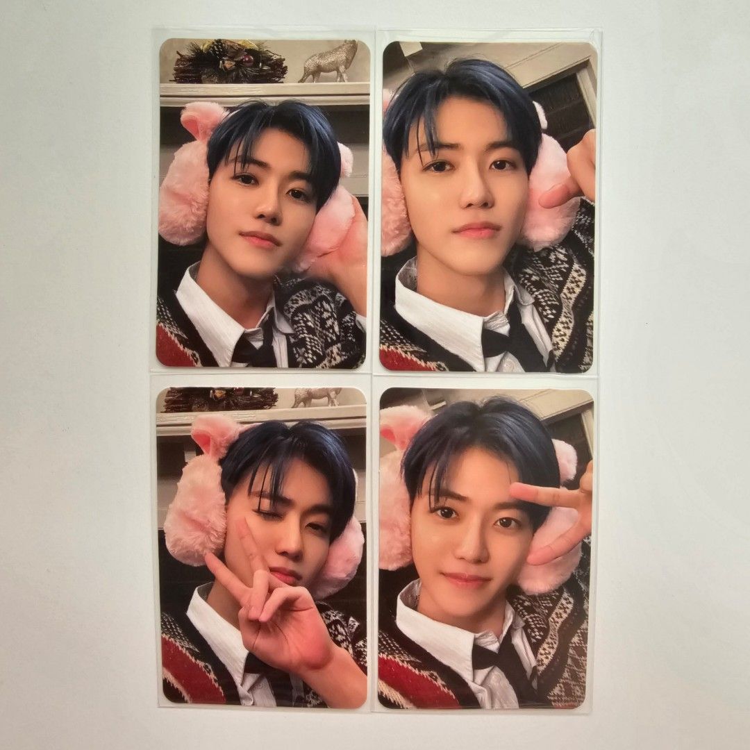 wts] pink christmas jaemin pc set, Hobbies & Toys, Memorabilia