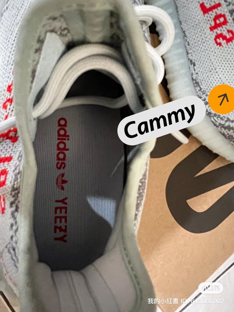 Adidas yeezy boost 350 v2 blue deals tint fake