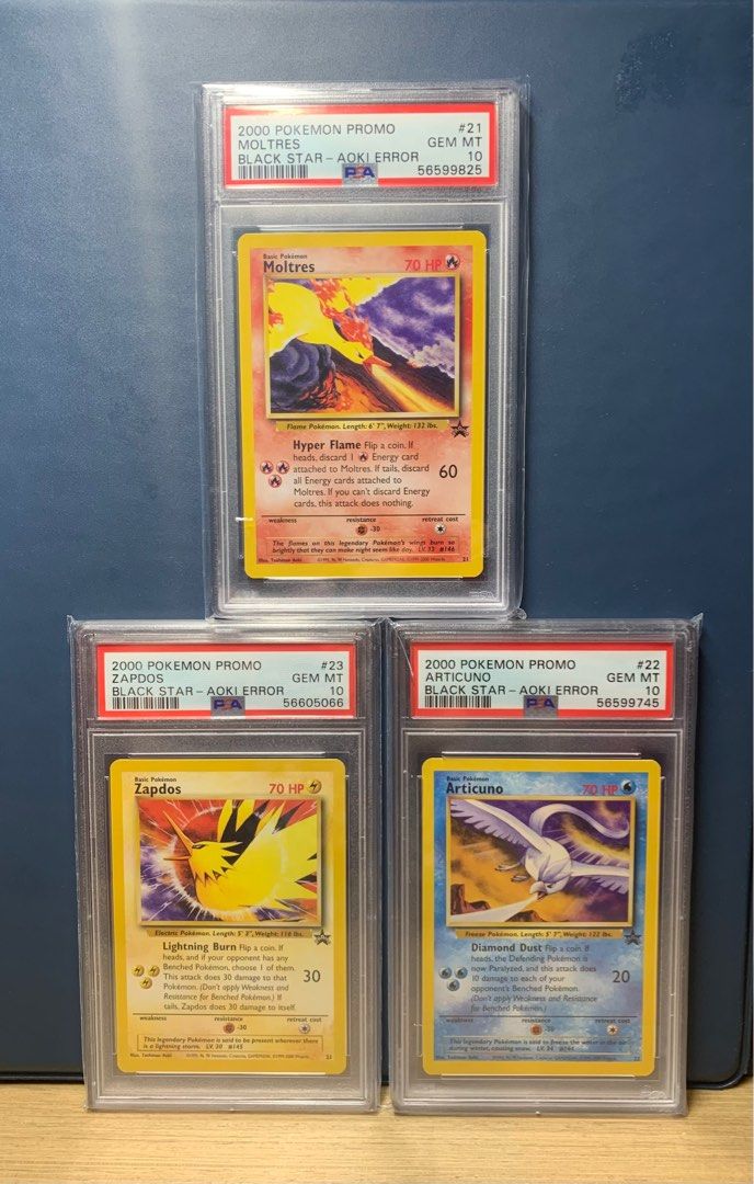 Pokemon Sun & Moon Hidden Fates Moltres & Zapdos & Articuno GX Single Promo  Card (CGC - Gem Mint 9.5 (3918075012))