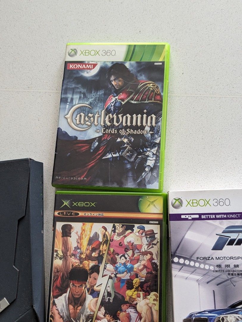 Xbox 360 Games Castlevania 1 and 2 lord of shadows halo 4 limited edition  Forza 4