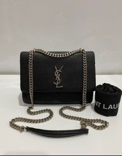 SAINT LAURENT Mini Lou Bag in Green Field color - AUTHENTIC- in BN  condition