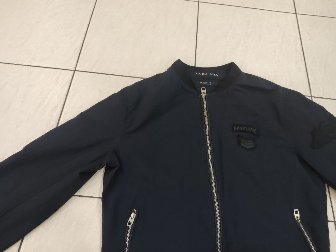 Zara Army Jacket, Men's Fashion, Coats, Jackets and Outerwear on Carousell