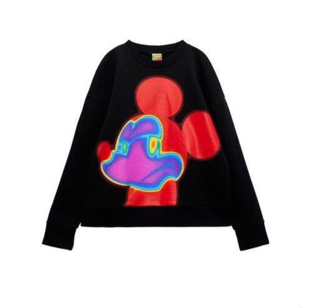 ZARA Mickey Mouse printing Sweatshirts Women s Fashion Tops