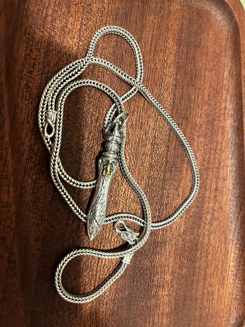 Zocalo Herringbone Necklace 60cm 頸鏈, 男裝, 手錶及配件, 珠寶