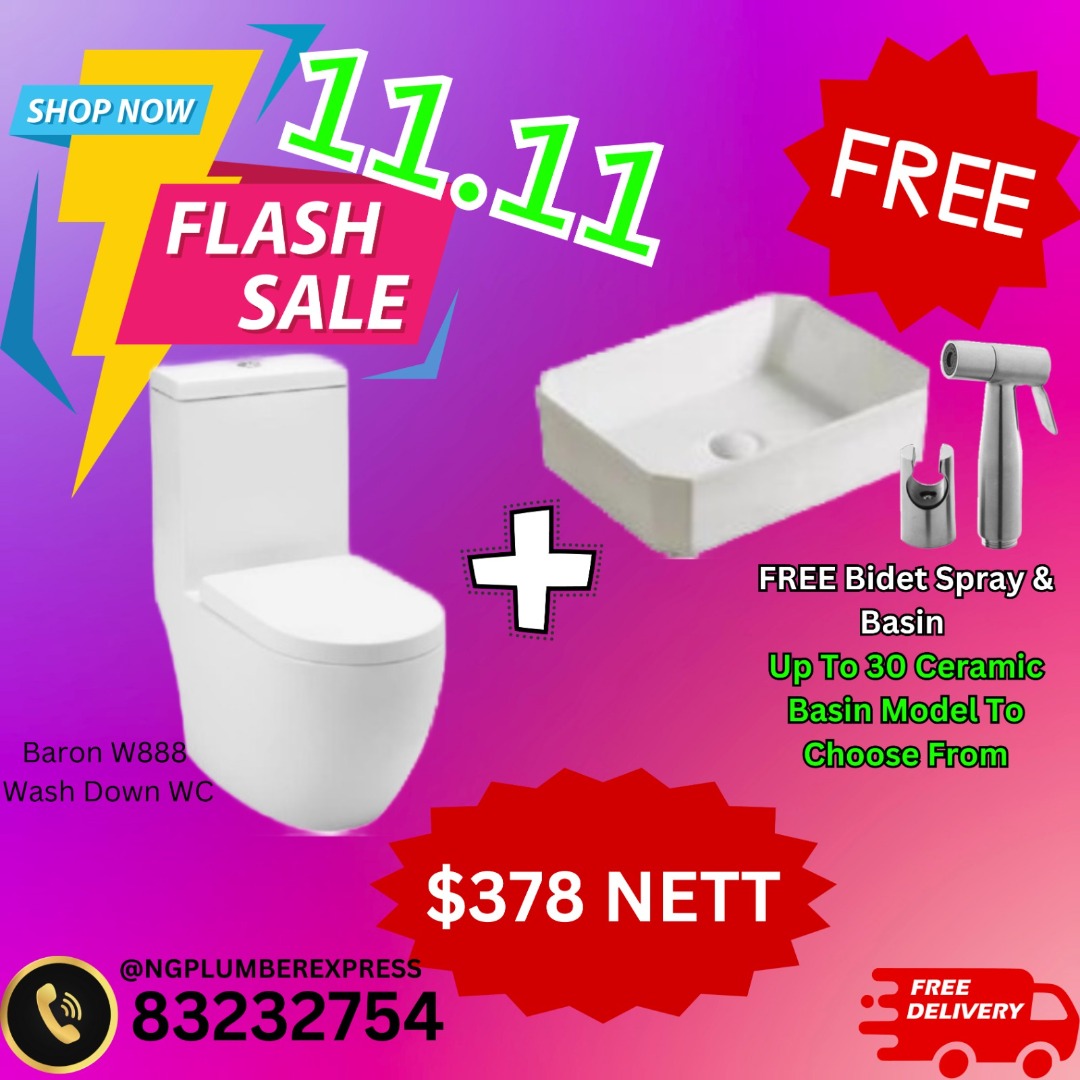 Baron Toilet Bowl W888 - Best Price in Singapore - Dec 2023