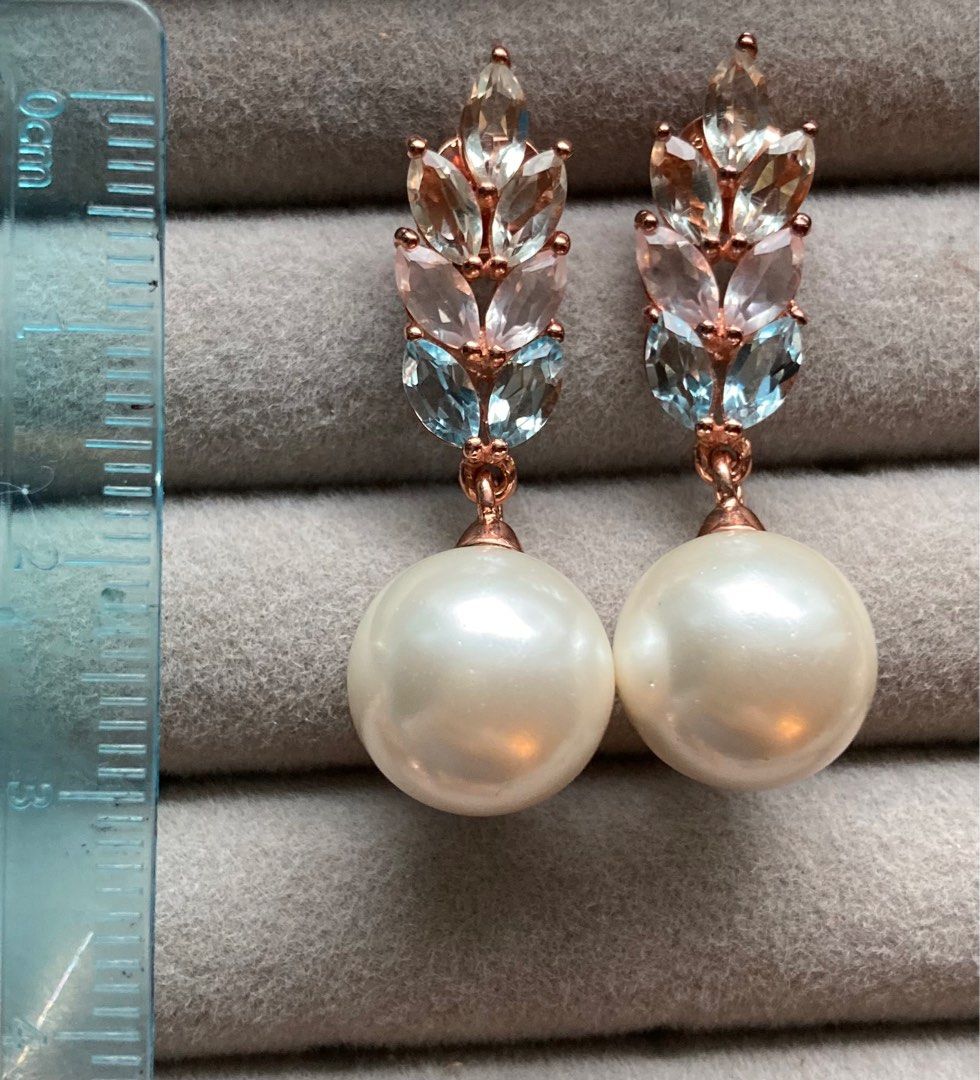 Gold over sterling silver clearance earrings