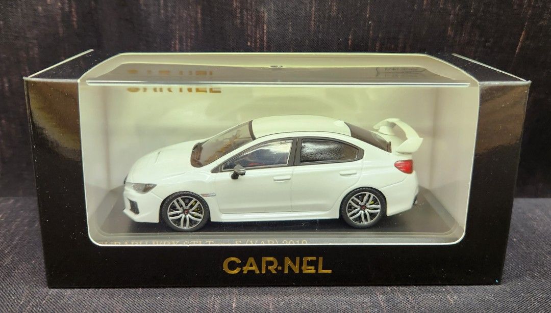 1:43 Carnel Subaru WRX STI Type S VAB 2019 White 掃把佬白色