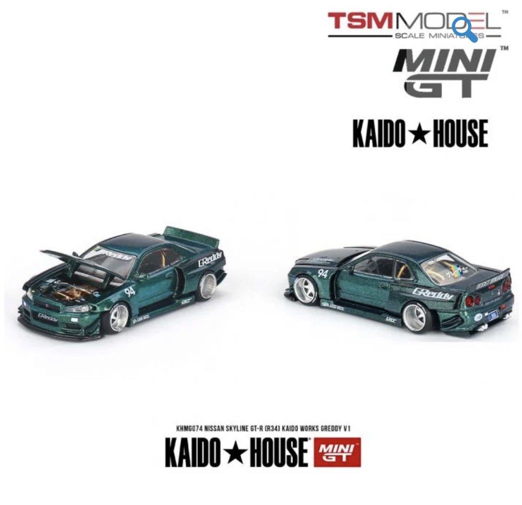 1/64 Mini gt KAIDO HOUSE x TSM 1:64 Mini GT 合金車- 日產Nissan 