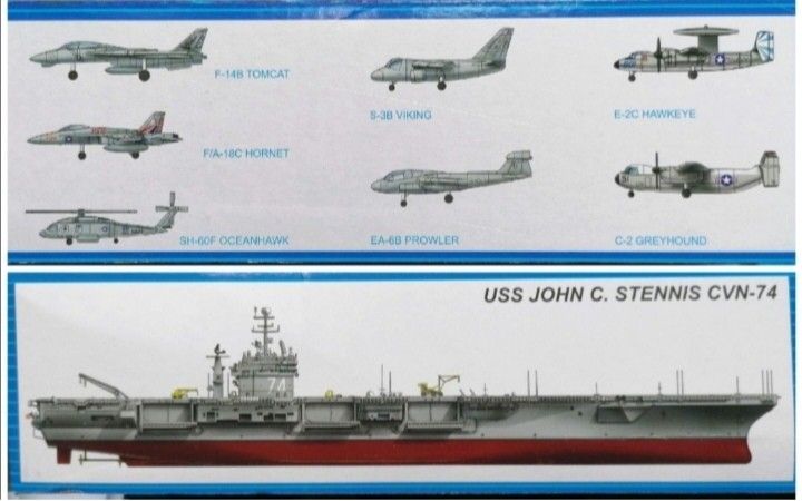 1/700 Trumpeter USS John C Stennis CVN-74 美國海軍約翰斯坦尼斯號