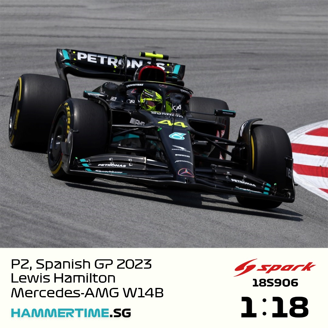 Modèle réduit F1 Mercedes-amg Petronas W14 E Performance N°63 5th Gp