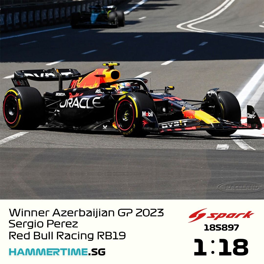 2023 Red Bull Racing F1 RB19 1/18 Spark Model, Hobbies & Toys ...