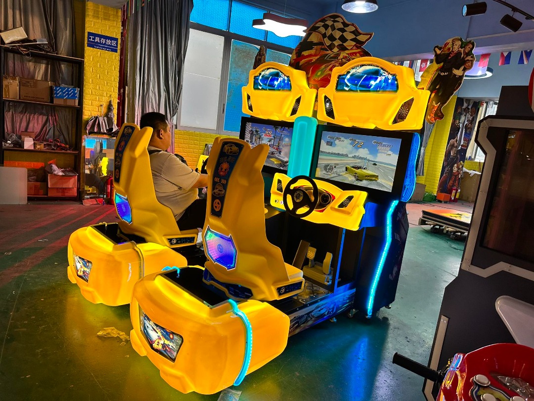 2 Player Car Simulator Machine Hobbies Toys Toys Games On Carousell