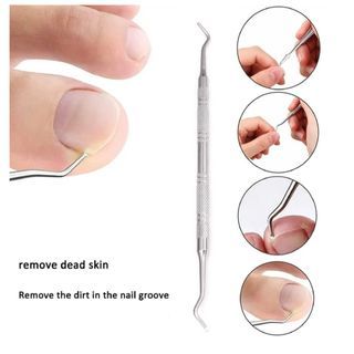 2-In-1 Ingrow Toe Nail Cleaner Lifter Clean Nail Manicure Pedicure Tool