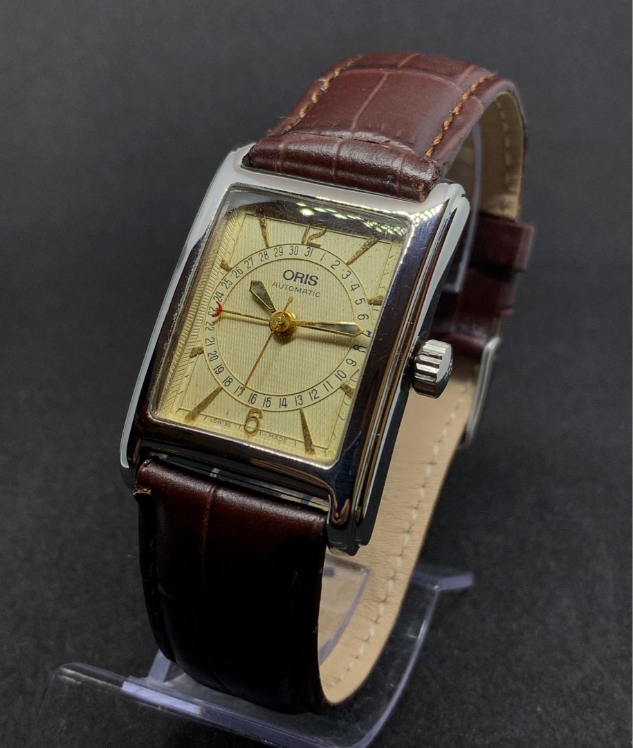 90s Oris Rectangular Pointer Date B7460 - Automatic Watch - Swiss Made ...