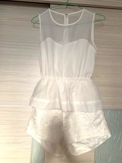 女神感 精緻透紗小性感連身褲
