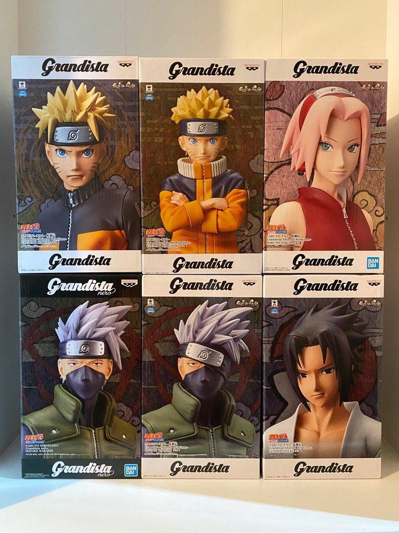 全新未開封 BANPRESTO Grandista nero 系列《火影忍者疾風傳》Naroto 狐忍 火影忍者 共6隻