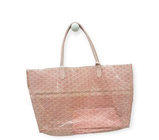 🌸 GOYARD Paris Transparent Tote Bag in Pink 🌸