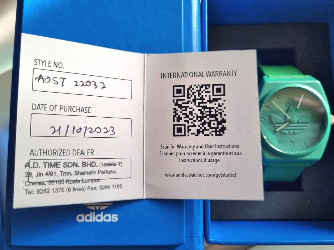 Adidas Originals PROJECT TWO AOST22032 Green, Men's Fashion, Watches &  Accessories, Watches on Carousell