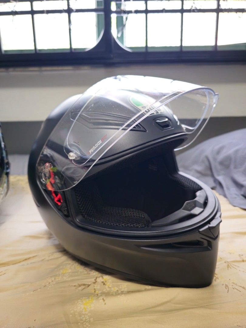  AGV K1 S Street Helmet-Matte Black-XL : Automotive