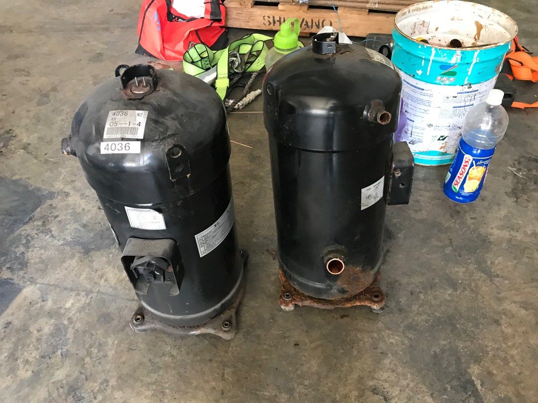 Aircon compressor, TV & Home Appliances, Air Conditioners & Heating on ...